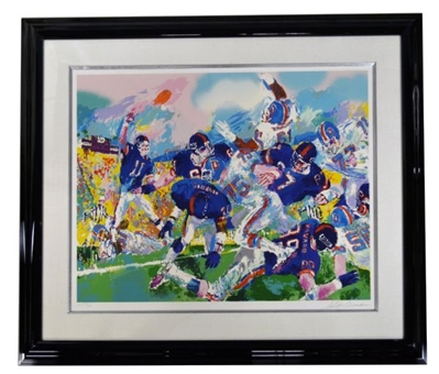 1987 LeRoy Neiman Super Bowl Limited Edition Print– The Giants Win!    